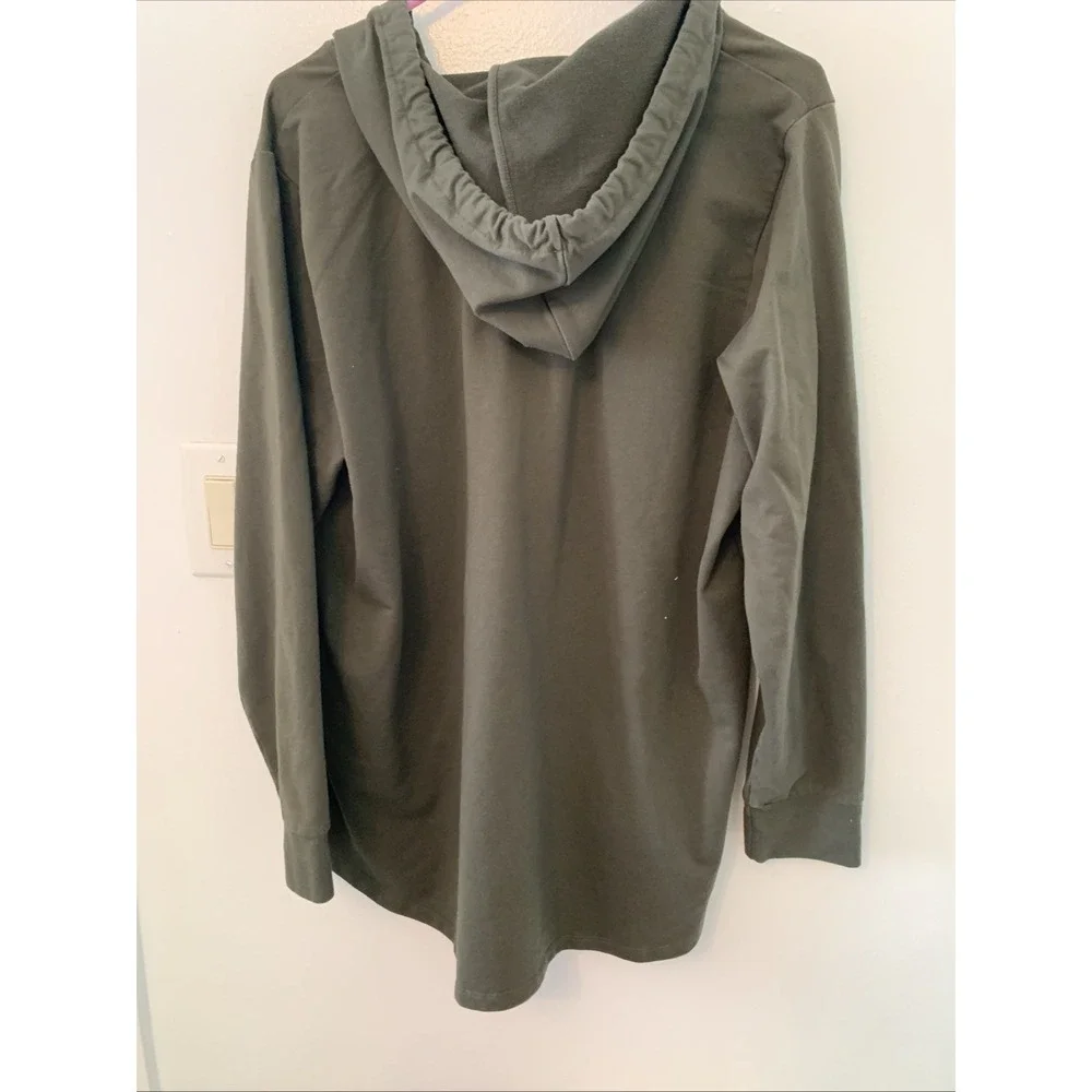 MICHAEL KORS Hoodie/Sweatshirt Plus Size 1X Green Gold (B24)